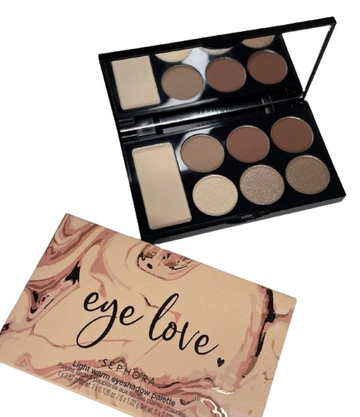 collection eye love 7 pan light warm eyeshadow palette